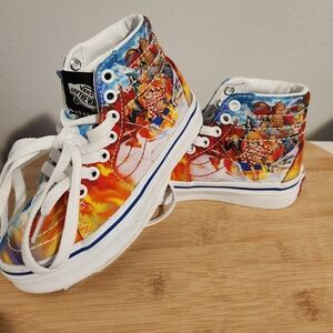 OnePiece Luffy D Monkey  Anime  Vans Multicolor  High-Tops